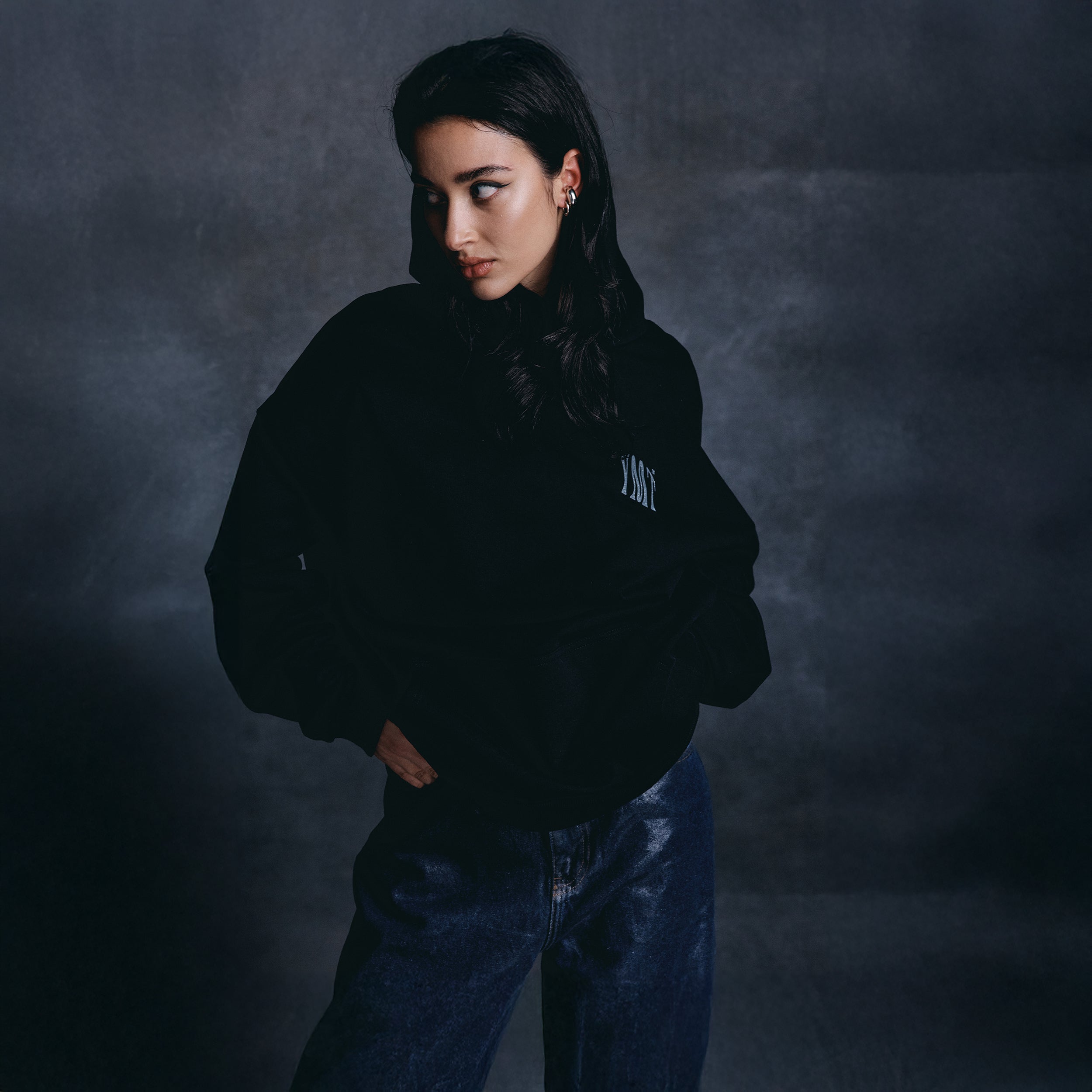 Suction Force Black Hoodie