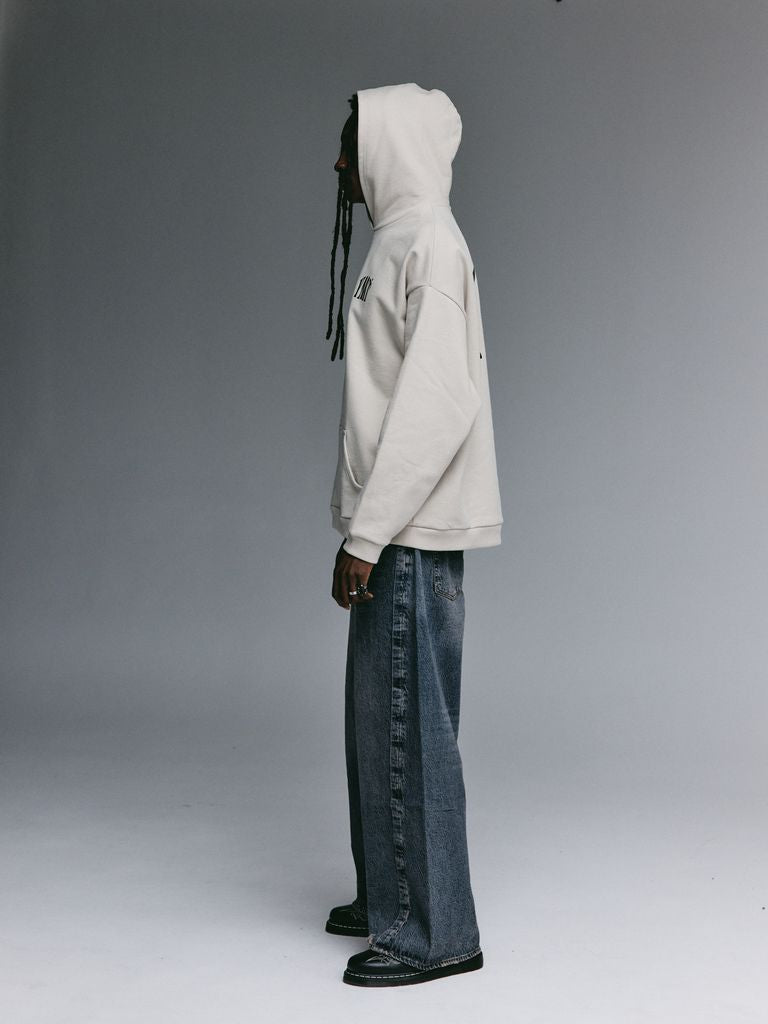 Dante — YEMAT Force Hoodie Beige, detail